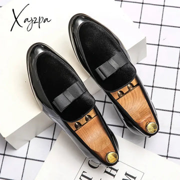 New Luxury Fashion Decoration Suede Driving Shoes Men Casual Loafers Business Formal Dress Groom
